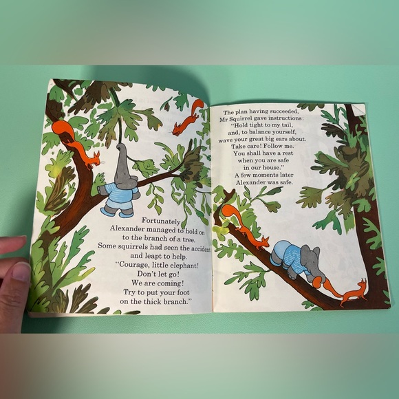 Vintage Babar and the Crocodile, Jean De Brunhoff, kids vintage elephant book - Picture 4 of 5